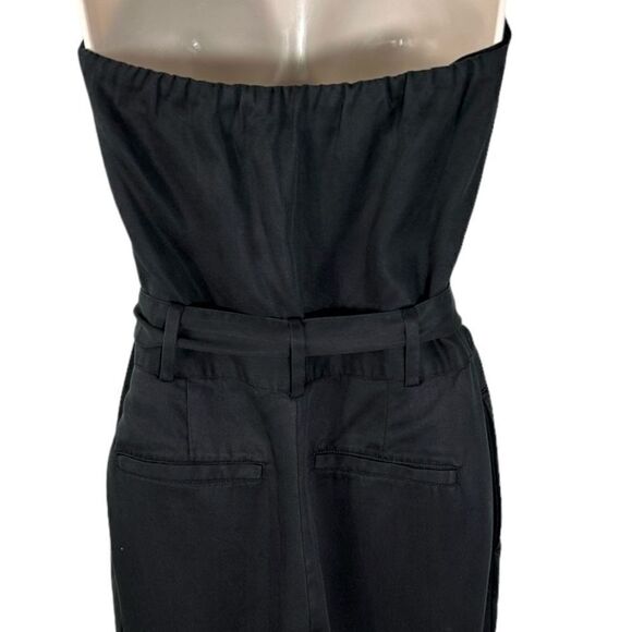 Outerknown Black Ronan Strapless Tencel Jumpsuit - Picture 5 of 13